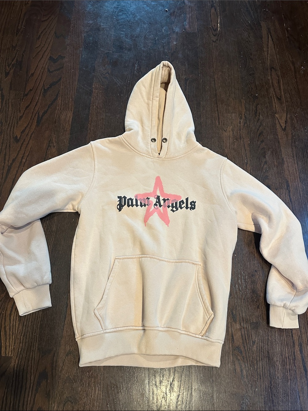 PALM ANGELS STAR GRAFITTI HOODIE